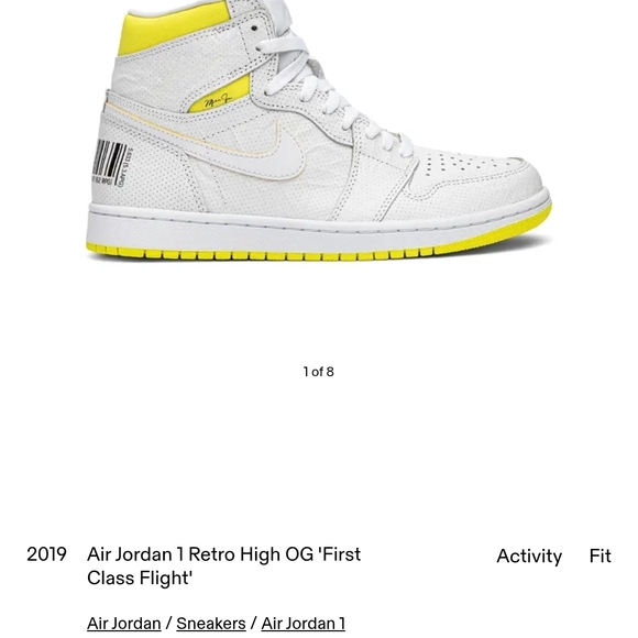 Nike Shoes - Air Jordan 1 Retro High OG 'First Class Flight' Sneakers